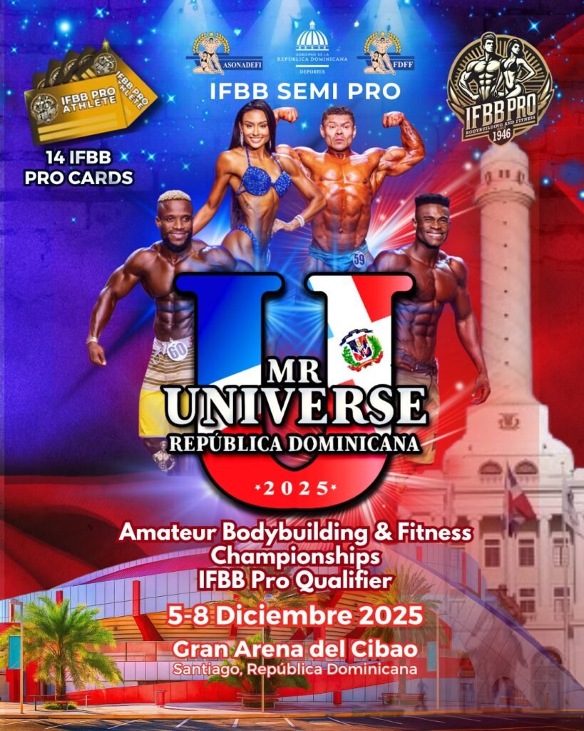 La imagen actual no tiene texto alternativo. El nombre del archivo es: Santiago-sede-de-Mr-Universo-RD2025-14-pro-cards-IFBB-en-disputa-escogen-director-tecnico.jpeg